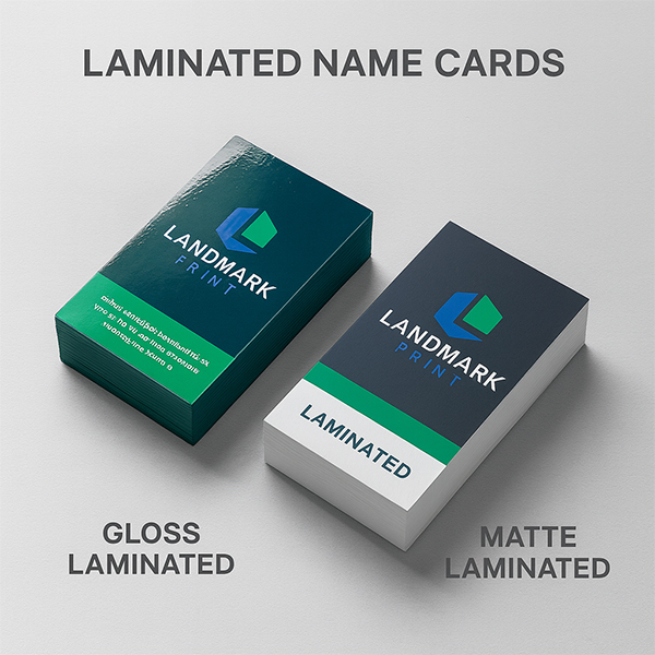 Laminated Name Card Print